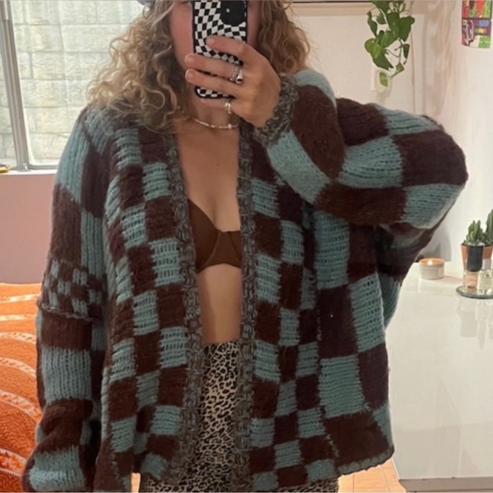 Free People | Aldrin Checkered Cardigan | XS/S - Picture 14 of 16
